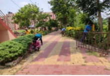 Swachhata Abhiyan clean-campus drive at Mahishadal Girls' College