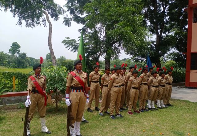 N.C.C. Unit activity, Mahishadal Girls' College