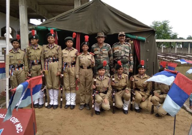 N.C.C. Unit activity, Mahishadal Girls' College