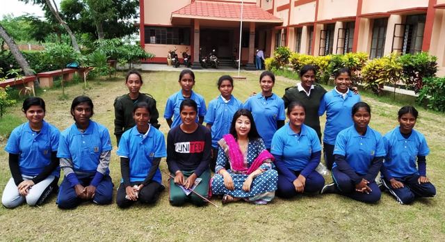 N.C.C. Unit activity, Mahishadal Girls' College