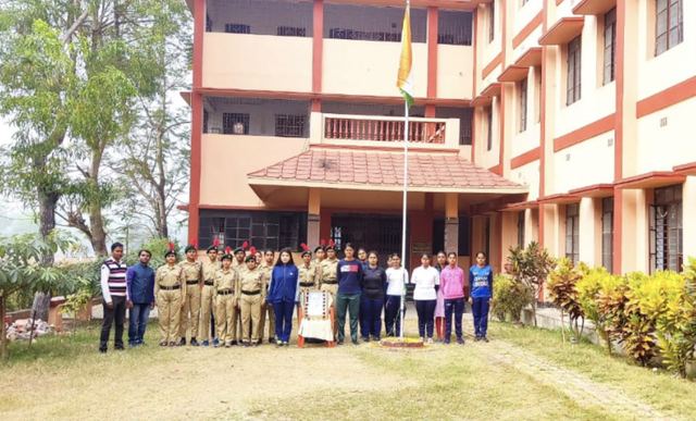 N.C.C. Unit activity, Mahishadal Girls' College