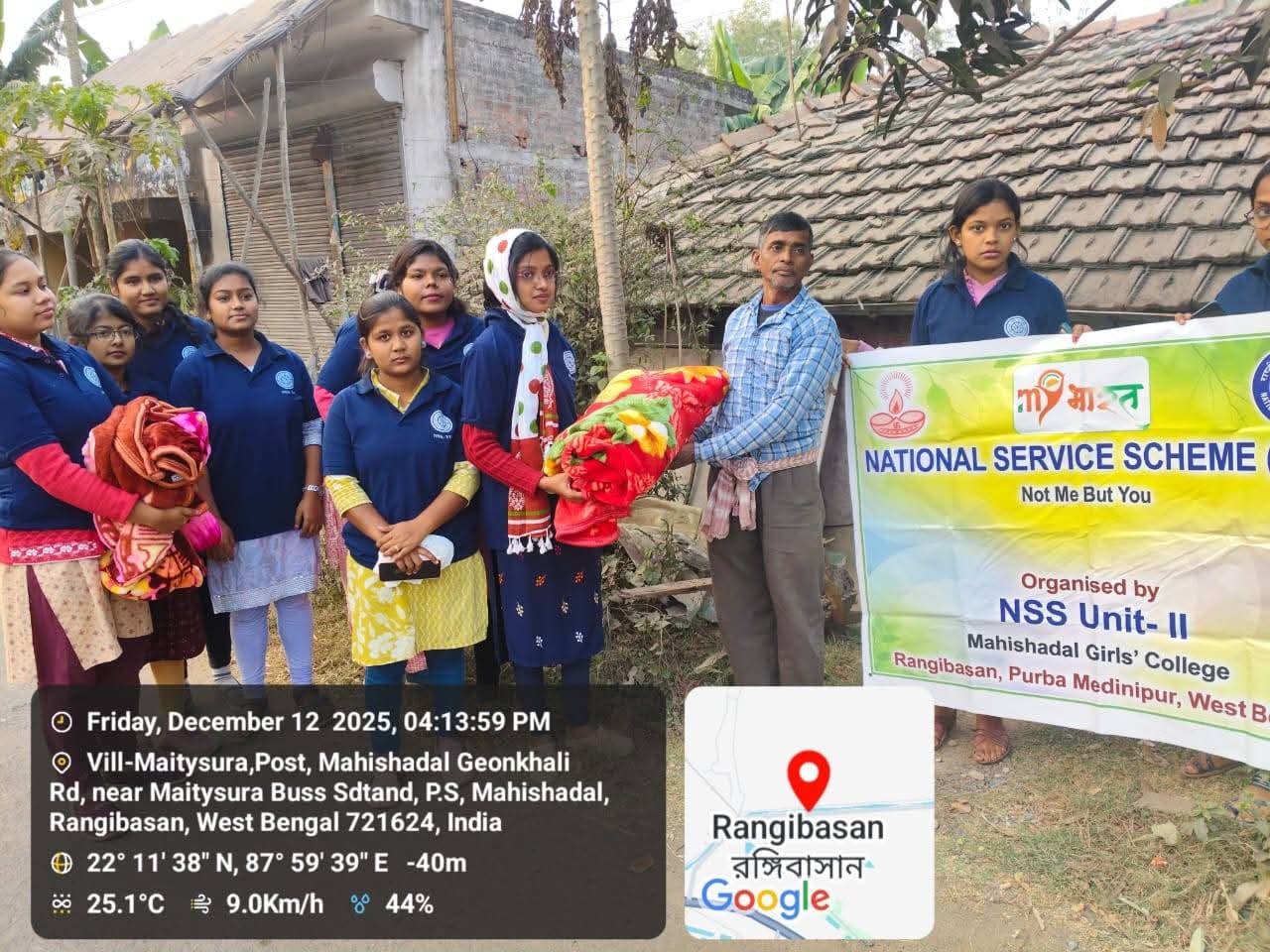 Sharing is caring, winter blanket distribution drive